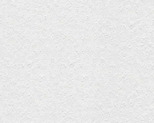 Papier peint structuré blanc