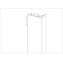 Profilé Aurlane pour douche complète BSP136_3RP panneau vitré fixe CAB136