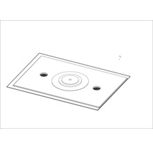 Schematische Darstellung einer Installationsdose für Lampen