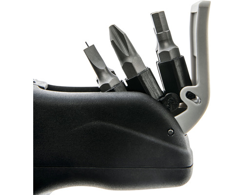 Aufsatz für Schraubendreher mit verschiedenen Bits