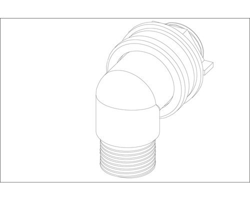 Winkelstück mit Gewinde