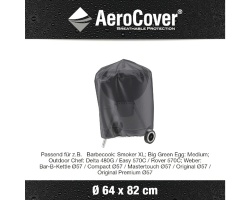 Housse de protection respirante AeroCover pour barbecue, 64 x 82 cm