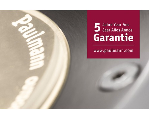 Logo Paulmann avec garantie de 5 ans