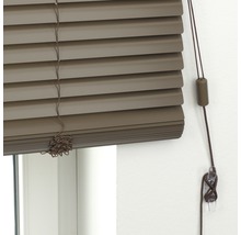 SOLUNA DIM-OUT Alu-Jalousie 180 x 240 cm mocca, mit 20% mehr Lamellen zur besseren Verdunkelung