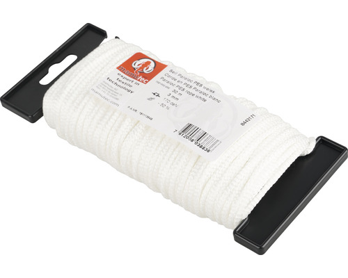 Corde Mamutec Paraloc PES blanche, 30 mètres de long