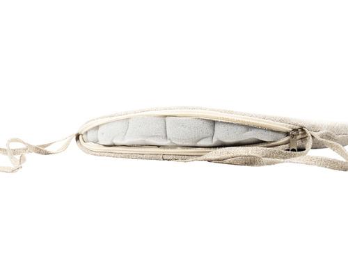Sitzkissen mit Reißverschluss und Schaumstofffüllung