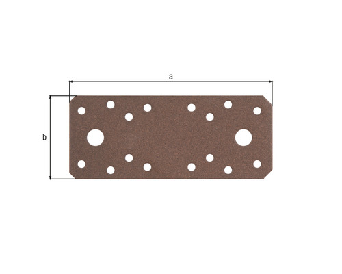 Plaque de connexion en bois avec dimensions