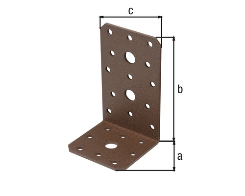 Connecteur d''angle avec trous de fixation