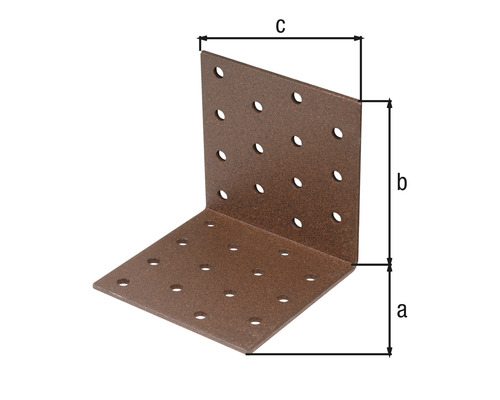 Winkelverbinder mit Abmessungen a, b und c