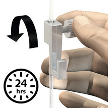 Système de suspension Click Rail tout en un, 6 m, blanc-thumb-14