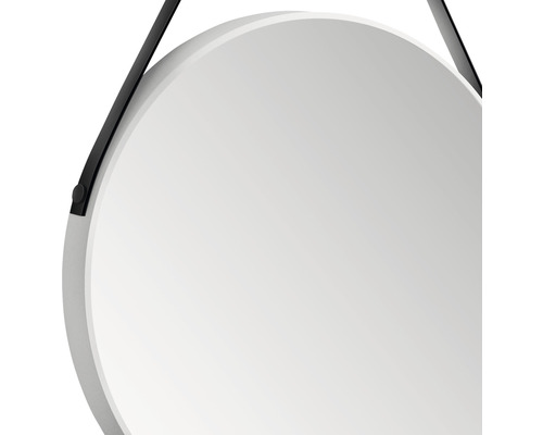 Miroir rond avec suspension