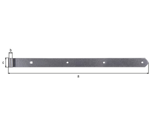 Fiche de portail avec dimensions