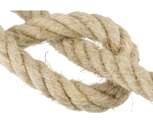 Corde en chanvre avec noeud