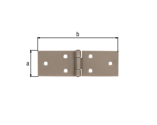 Charnière modèle bracelet avec dimensions