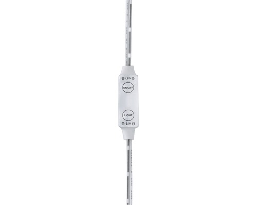 Commande de bande LED avec interrupteur marche/arrêt et variateur de luminosité