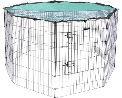 Parc d''éveil pour animaux domestiques avec couvercle