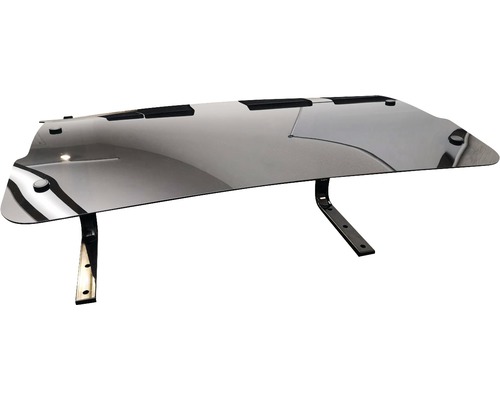 Windabweiser aus Stahl mit Halterung