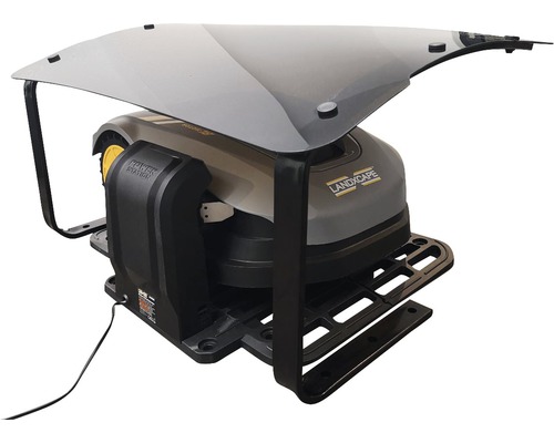 Landxcapemähroboter mit Regenschutz und Ladestation