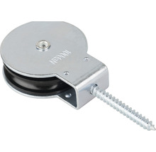 Drahtseilrolle mit Schraube