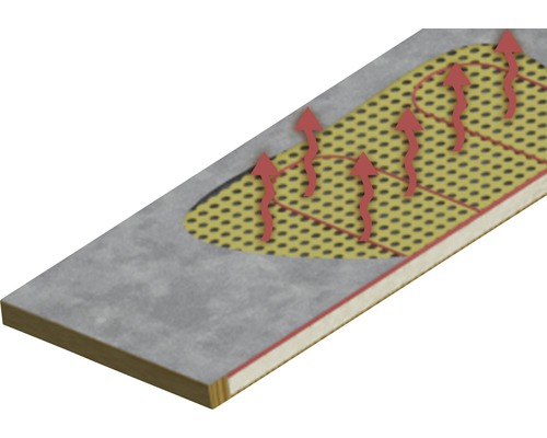 Illustration d''un panneau isolant avec flux d''air