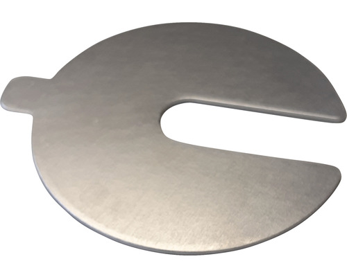 Rondelle de butée métallique avec évidement