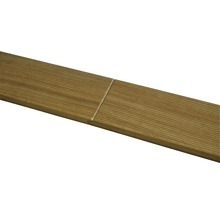 Planche pour terrasses Bangkirai 2400x145x25 mm pose infinie