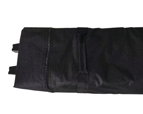 Sac de transport noir avec fermeture éclair et poignée