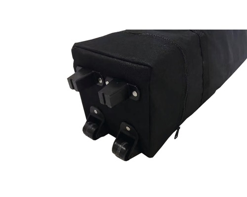 Sac de transport noir avec roulettes