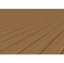 Planche pour terrasses Bangkirai 2400x145x25 mm pose infinie