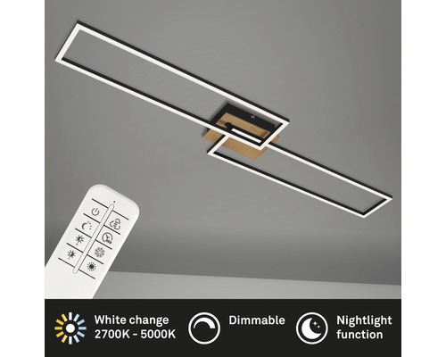 Deckenleuchte mit Fernbedienung, dimmbar und mit einstellbarer Farbtemperatur