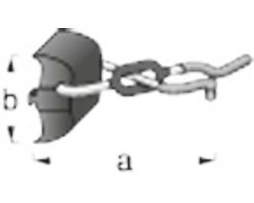 Abmessungen einer Drahtseilklemme