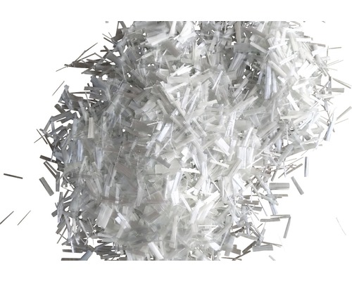 Copeaux de fibre de verre pour le renforcement du béton