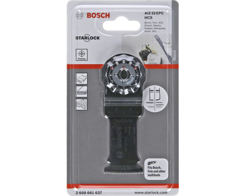 Lame de scie plongeante Bosch AIZ 32 EPC HCS pour bois en emballage