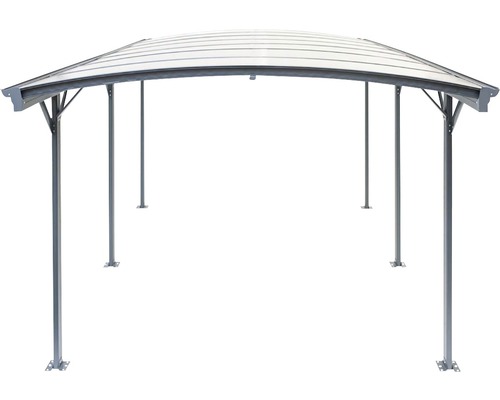 Freistehendes Carport mit Stahlkonstruktion und Dach