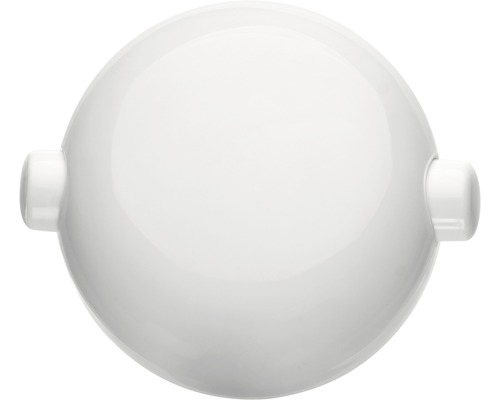 Bouton de meuble en porcelaine blanche