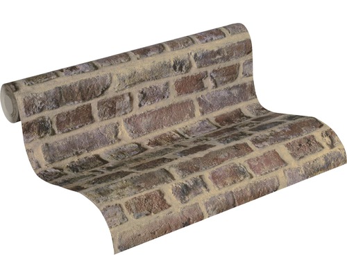 Tapetenrolle mit Backsteinmuster