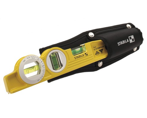 Stabila Wasserwaage mit schwarzer Tasche