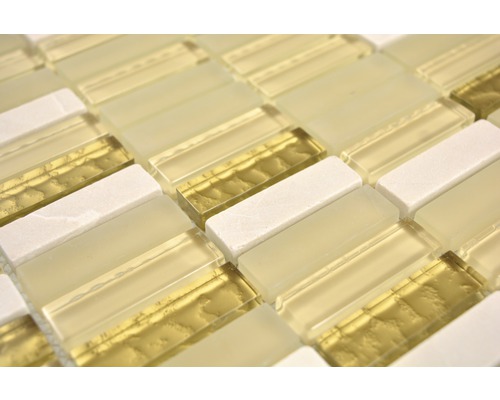 Mosaikfliesen aus Glas und Stein