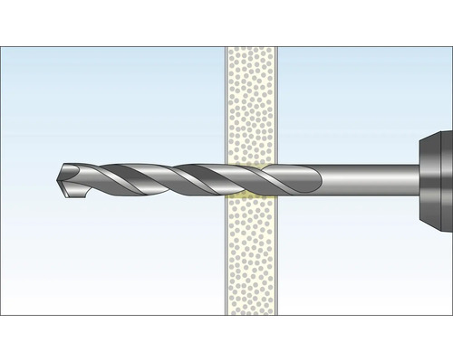 Foret perçant un matériau