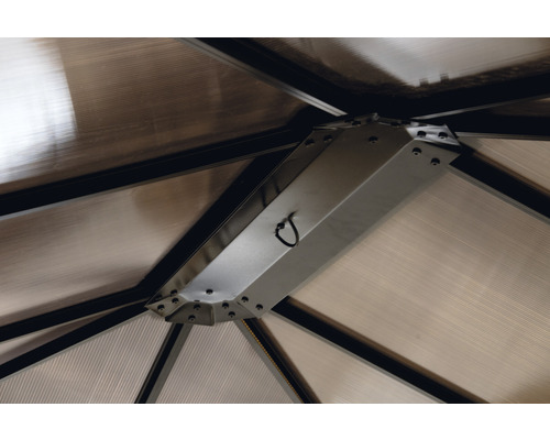 Detailansicht des Dachgestells eines Pavillons