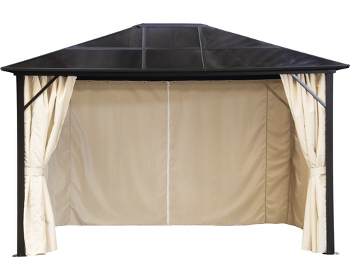 Tonnelle avec rideaux