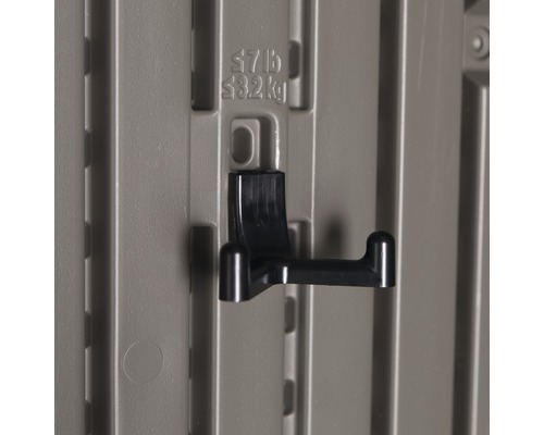 Crochet noir pour ranger des objets