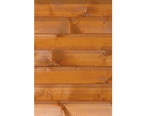 Façade en bois avec planches horizontales