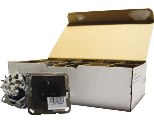 Steckdosen-Einsatz mit einer Box voller Einsätze