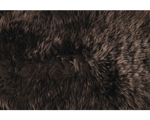 Brauner Teppich mit Fellstruktur