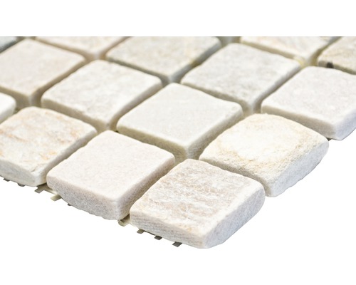Mosaikfliese aus Naturstein, quadratisch