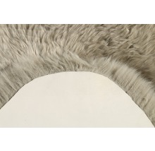 Peau de mouton taupe 100x70 cm