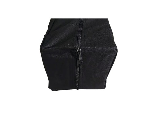 Schwarze Aufbewahrungstasche mit Reißverschluss