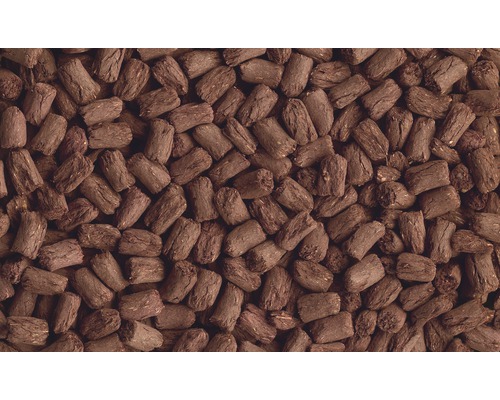 Gros plan de granulés de bois