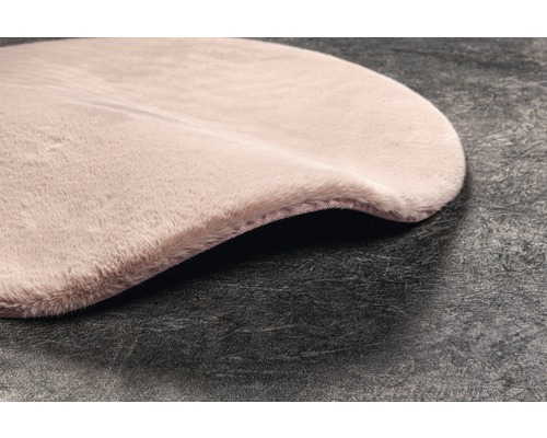 Tapis rond à surface douce